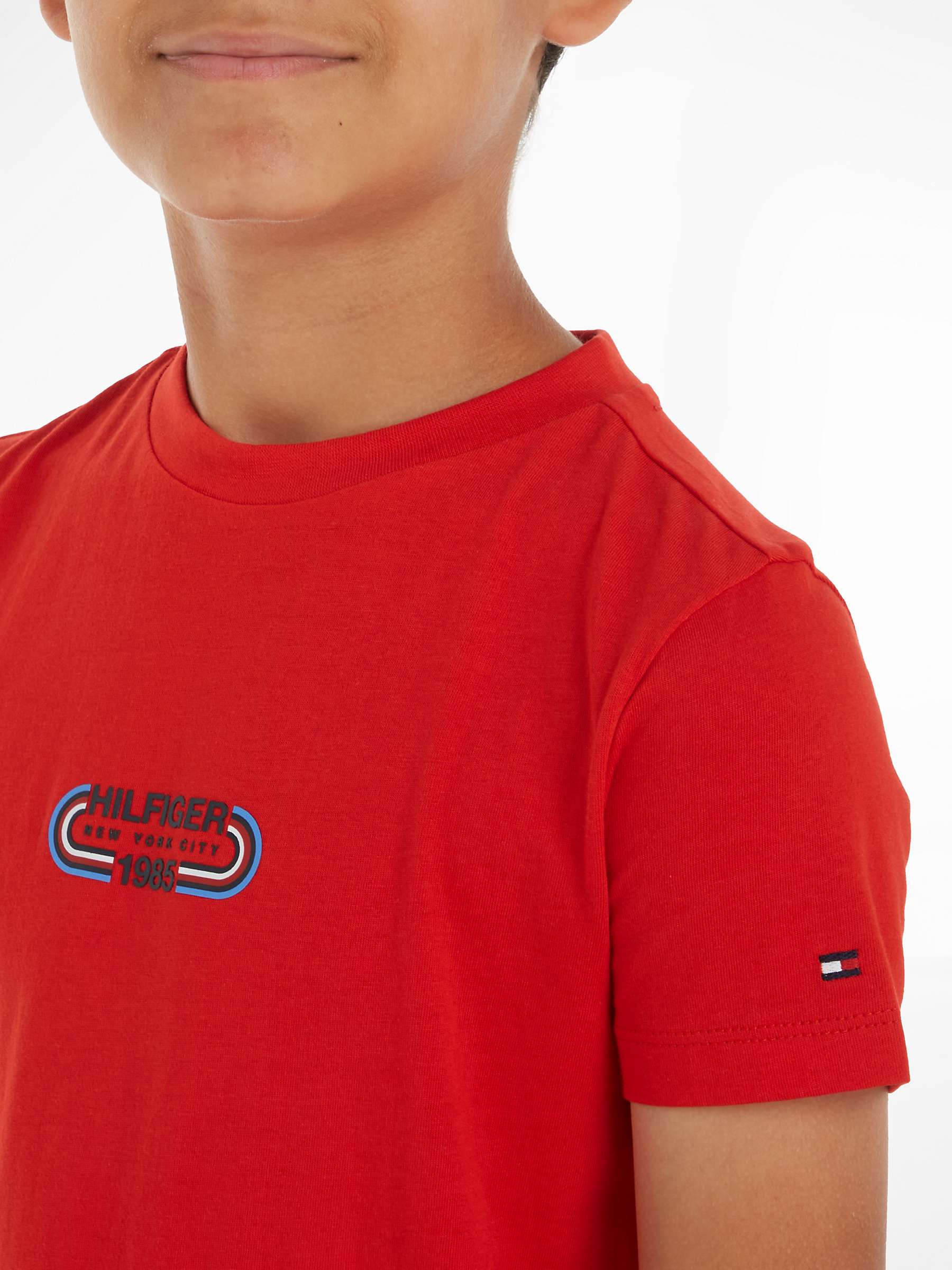 Buy Tommy Hilfiger Kids' Track Graphic T-Shirt Online at johnlewis.com