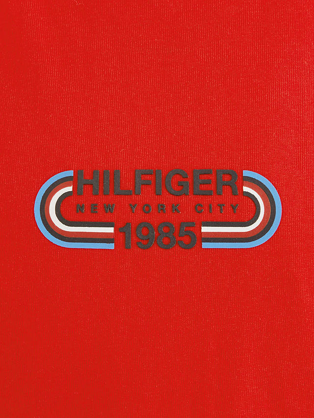 Tommy Hilfiger Kids' Track Graphic T-Shirt, Fierce Red