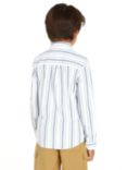 Tommy Hilfiger Kids' Oxford Striped Shirt, Calico/Stripe, Calico/Stripe