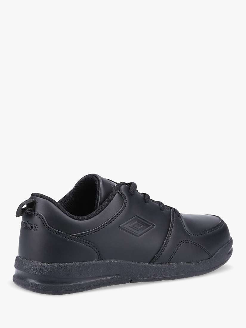 Buy Umbro Kids' Ashfield Lace Up Trainers, Black Online at johnlewis.com