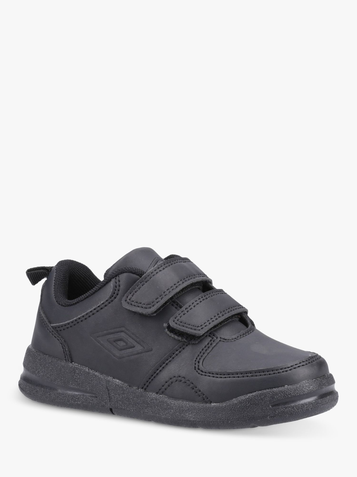 Buy Umbro Kids' Ashfield Riptape Trainers, Black Online at johnlewis.com