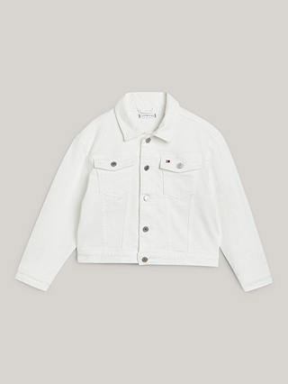 Tommy Hilfiger Kids' Denim Trucker Jacket, White