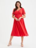 Scarlett & Jo Victoria V-neck Midi Dress