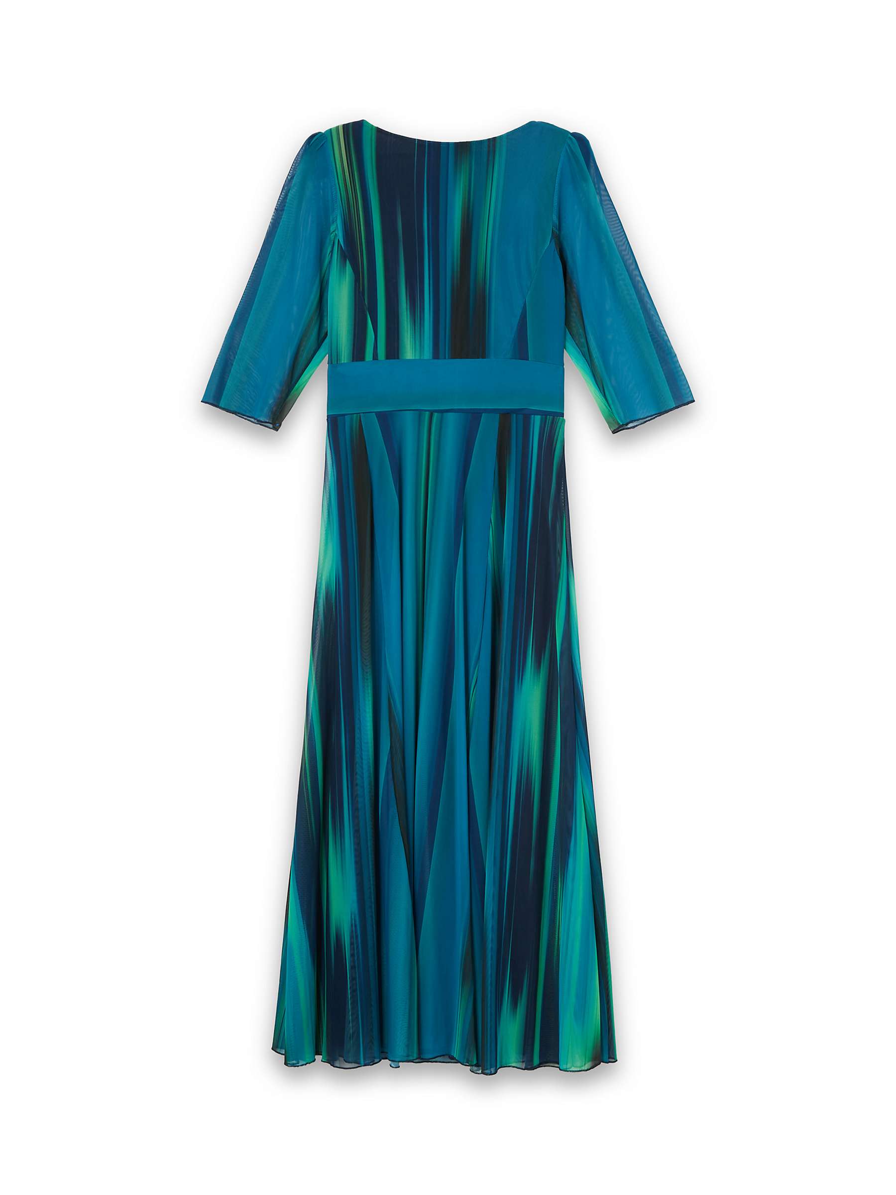 Buy Scarlett & Jo Verity Wrap Maxi Dress, Green Ikat Online at johnlewis.com