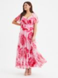 Scarlett & Jo Kemi Floral Maxi Dress, Pink Rose