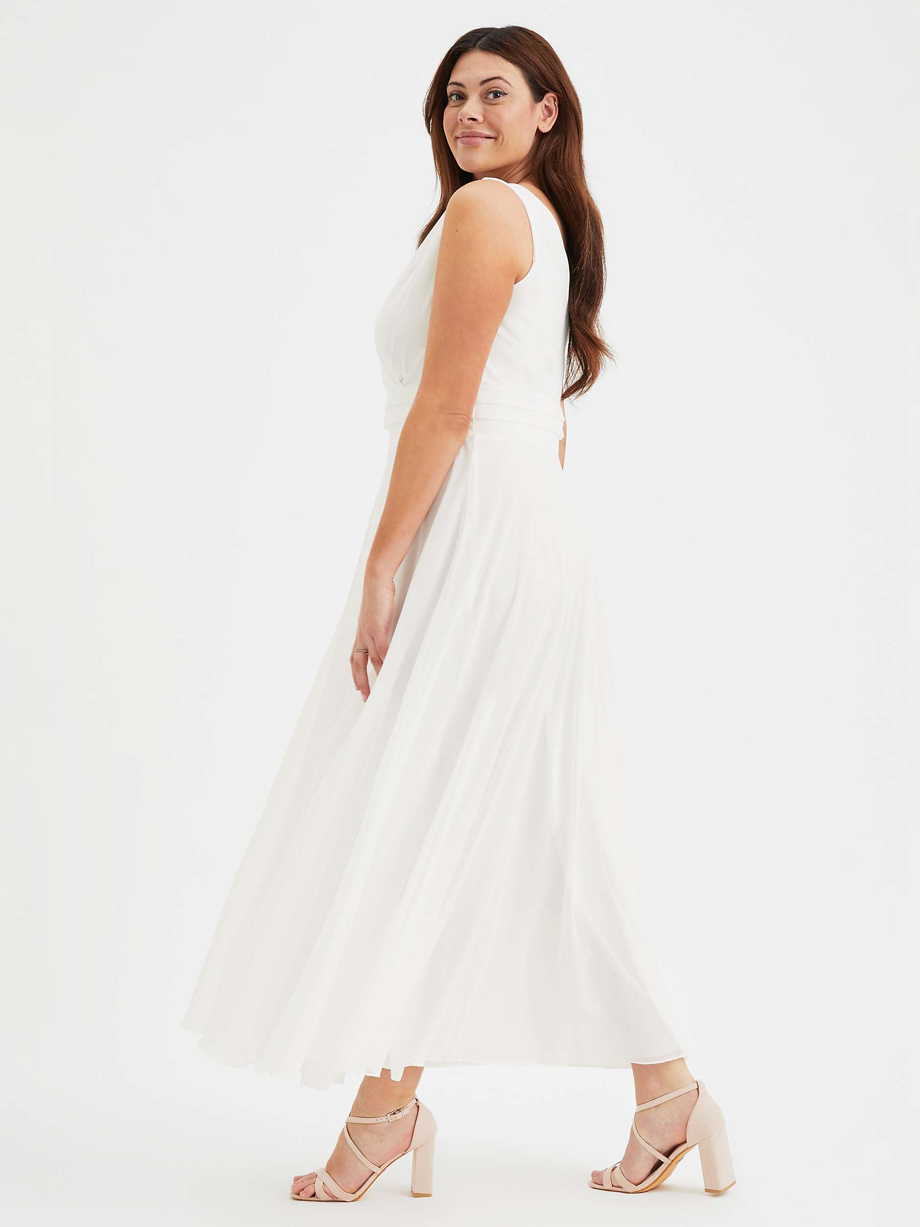 Buy Scarlett & Jo Nancy Marilyn Sleeveless Mesh Maxi Dress Online at johnlewis.com