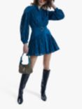 James Lakeland Broderie Anglaise Mini Dress, Blue