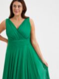 Scarlett & Jo Nancy Marilyn Maxi Dress, Solid Green