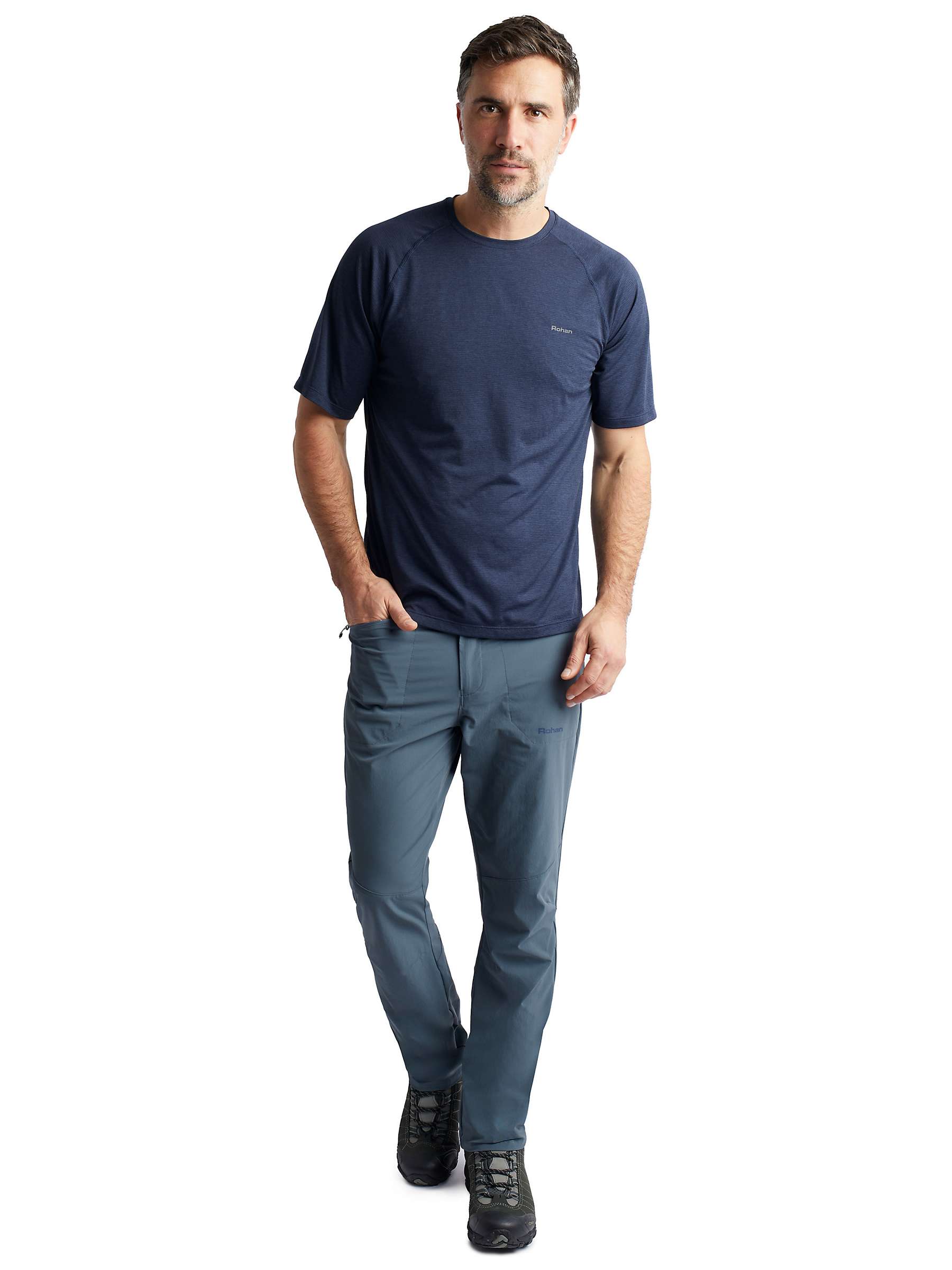 Buy Rohan Vista Lightweight Walking Trousers, Slate Grey Online at johnlewis.com