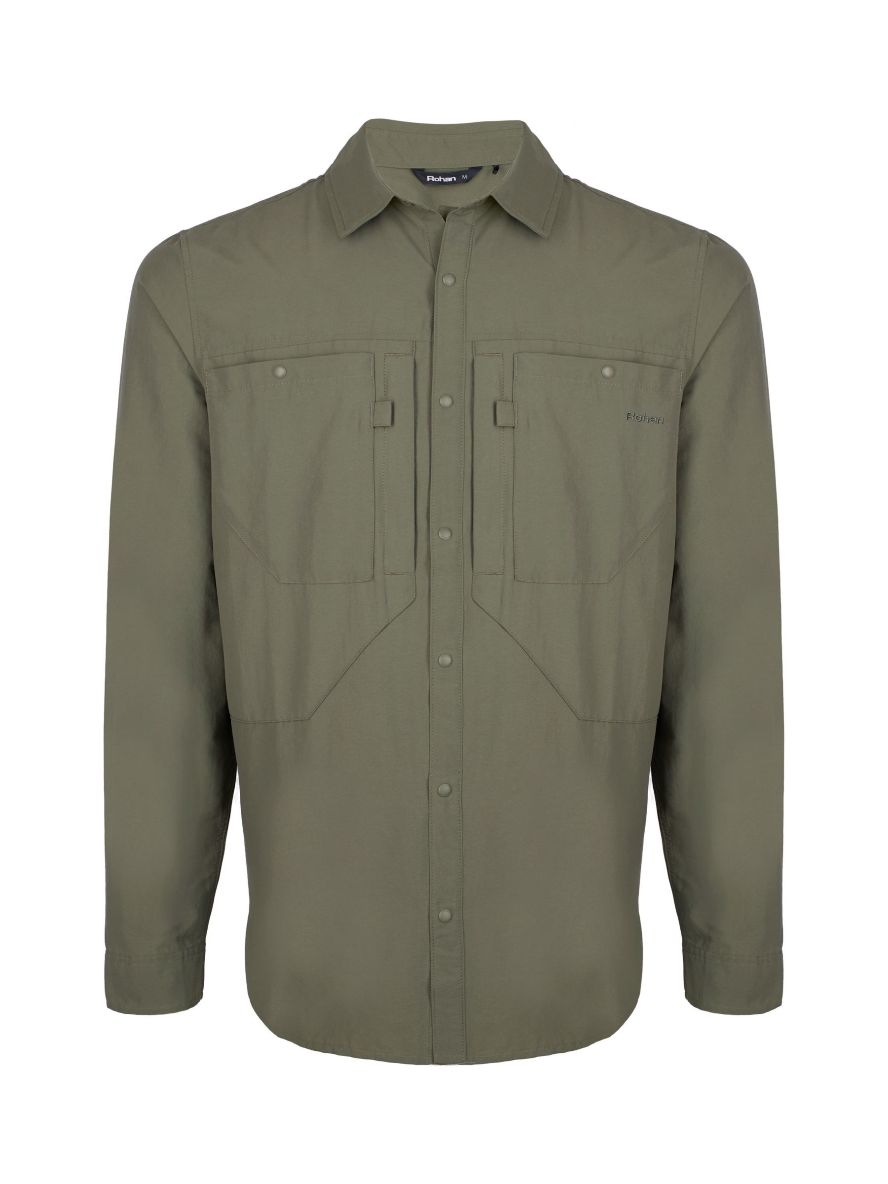 Buy Rohan Frontier Anti-Insect Long Sleeve Expedition Shirt, District Green Online at johnlewis.com