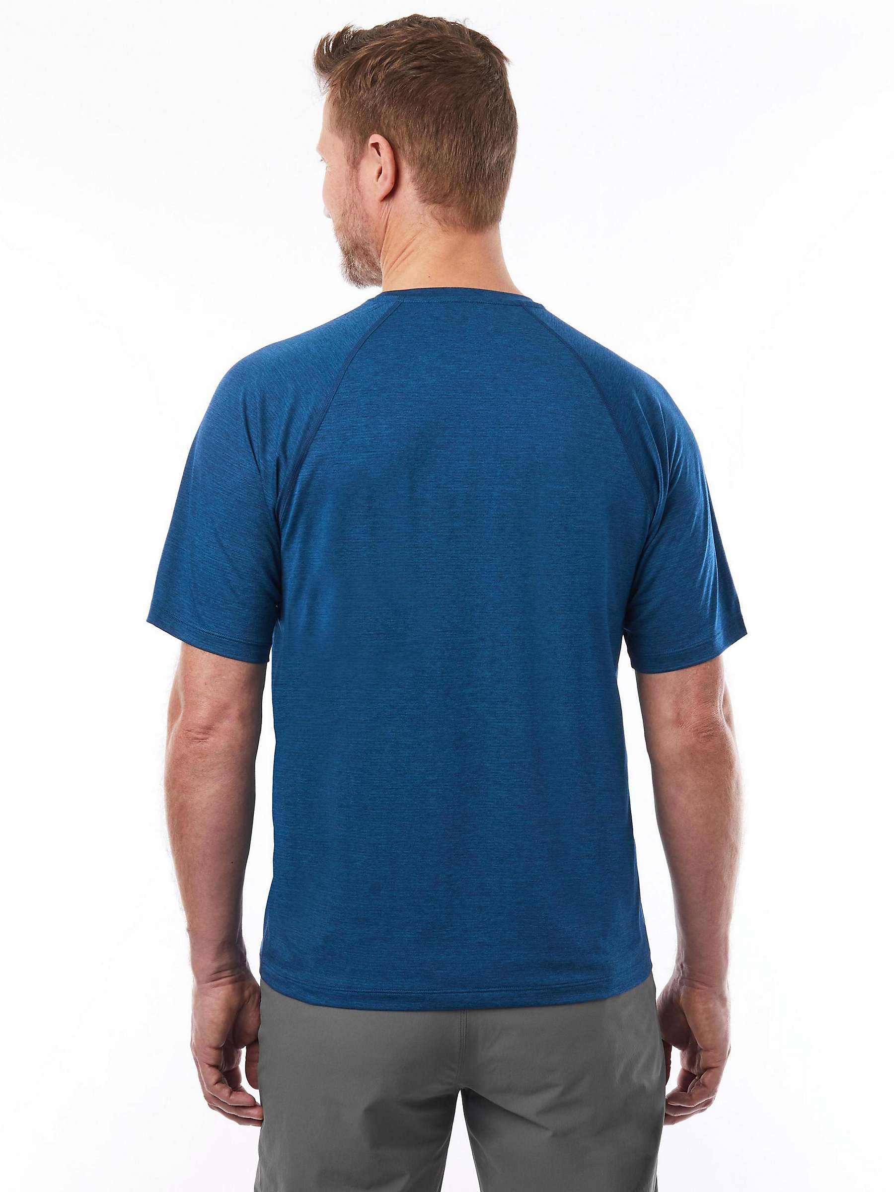 Buy Rohan High Wicking Vapour Short Sleeve T-Shirt, Electric Blue Online at johnlewis.com
