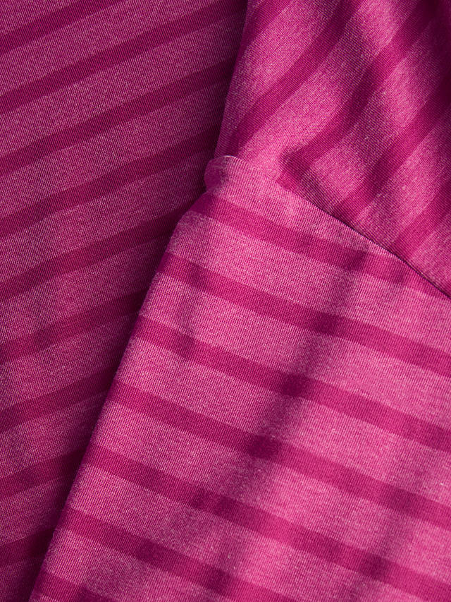 Rohan Harbour Striped Top, Raspberry Pink Marl