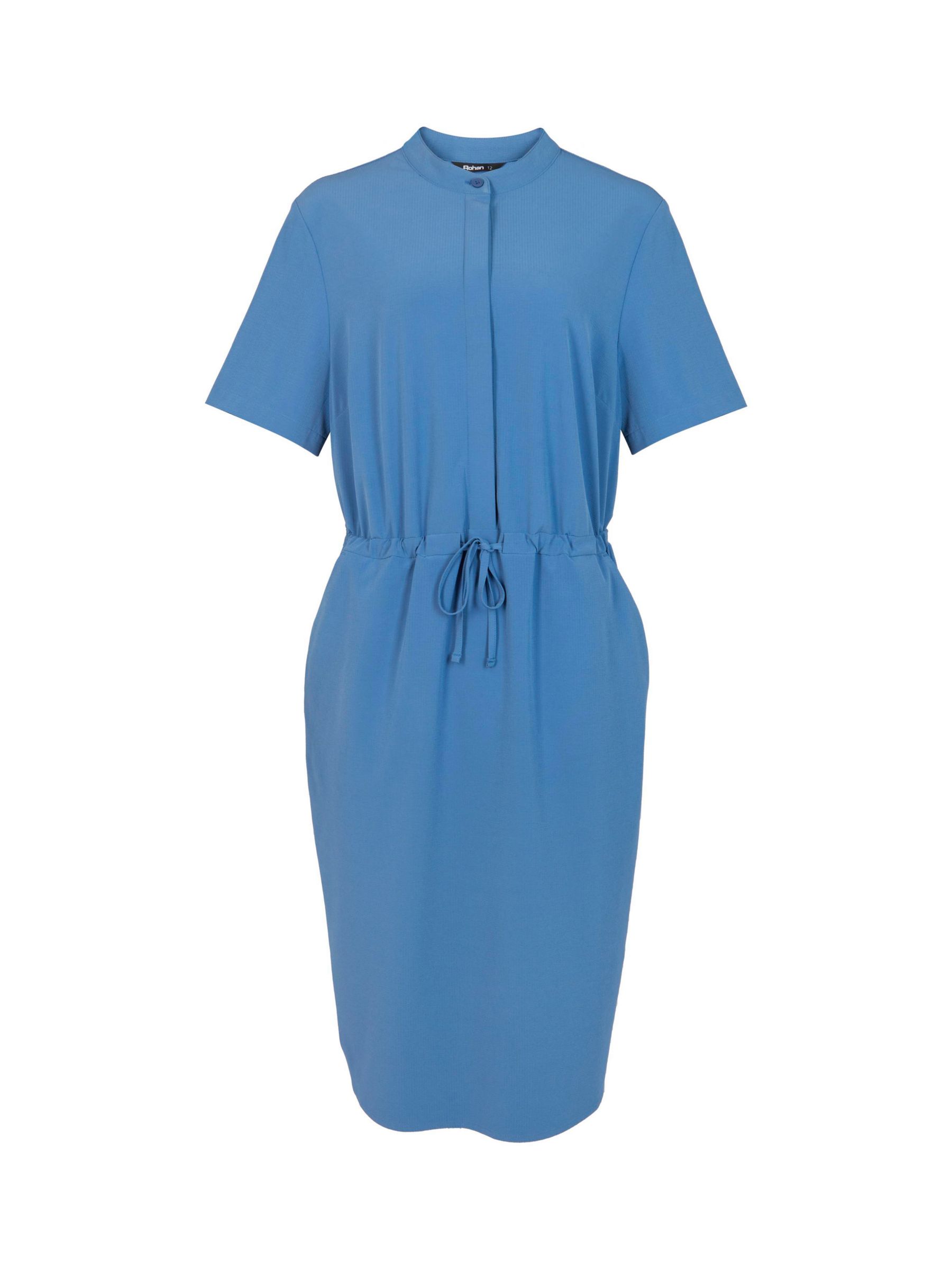 Rohan Azul Shift Midi Dress, Zephyr Blue, 16R
