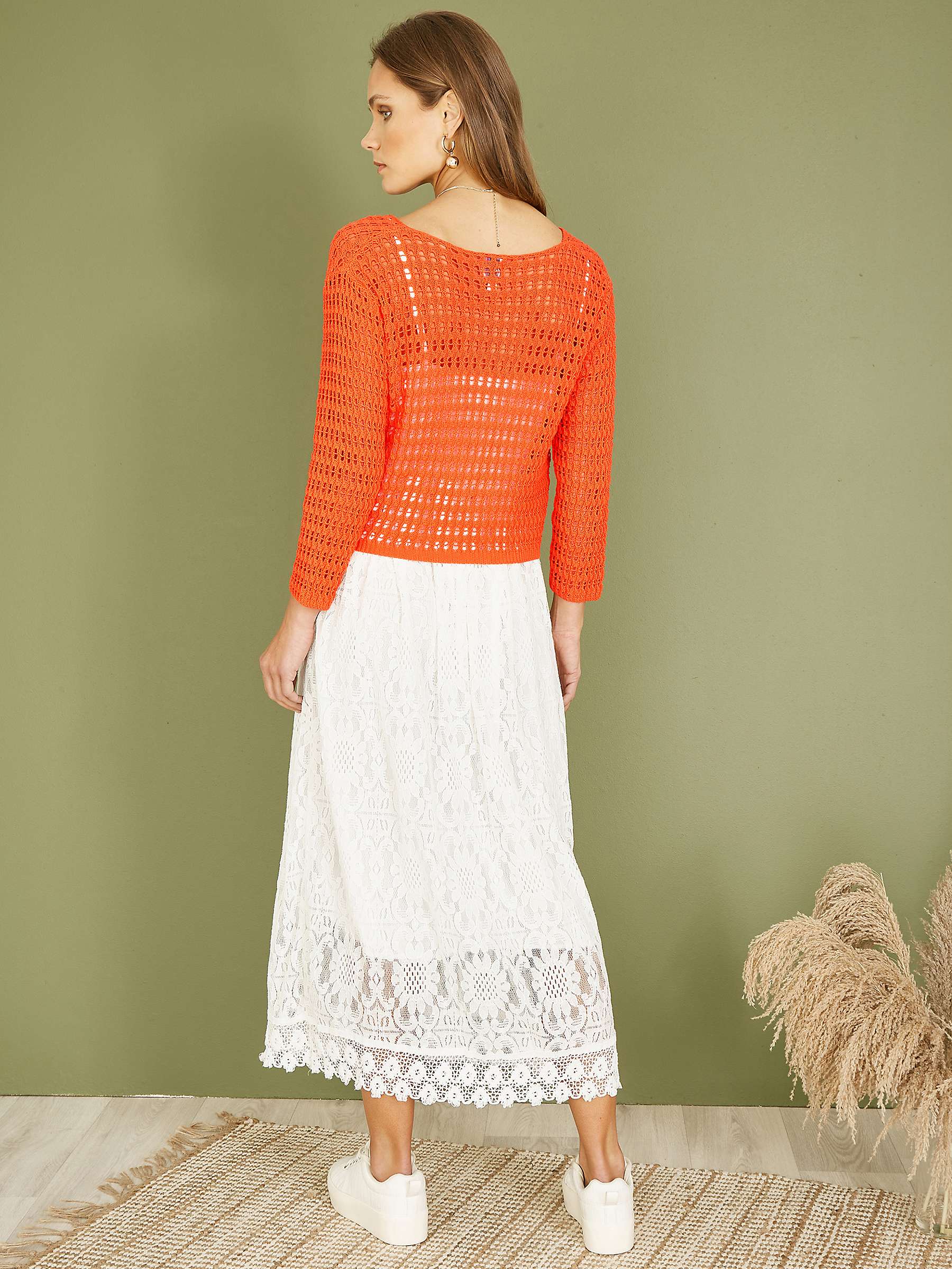 Buy Yumi Crochet Twist Bolero Top Online at johnlewis.com