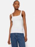 Jigsaw Square Neck Vest Top, White