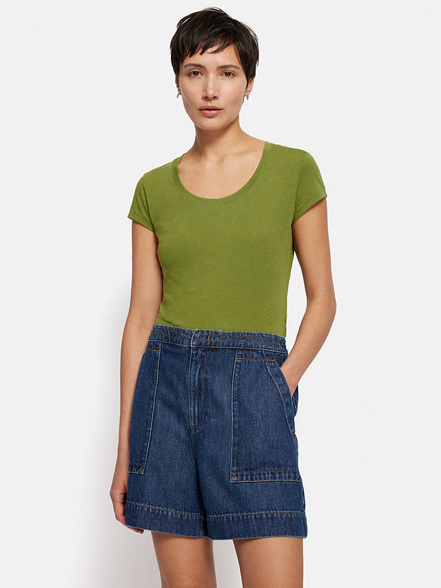 Jigsaw Supima Cotton T-Shirt, Green