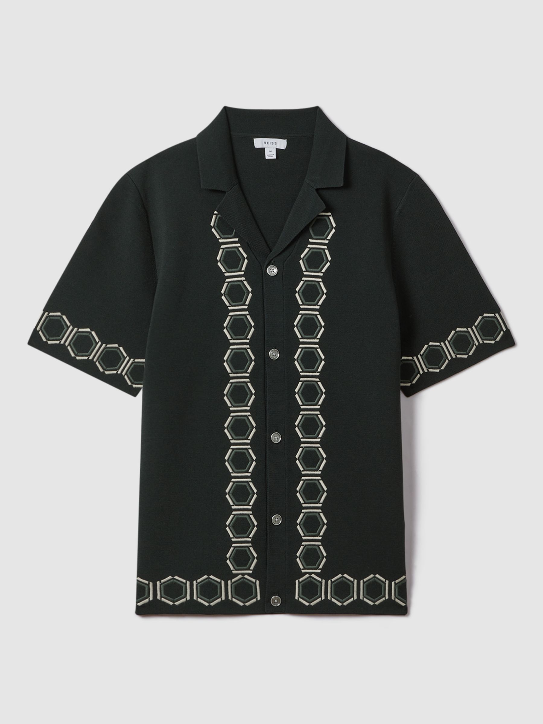 Buy Reiss Decoy Short Sleeve Cuban Shirt Online at johnlewis.com