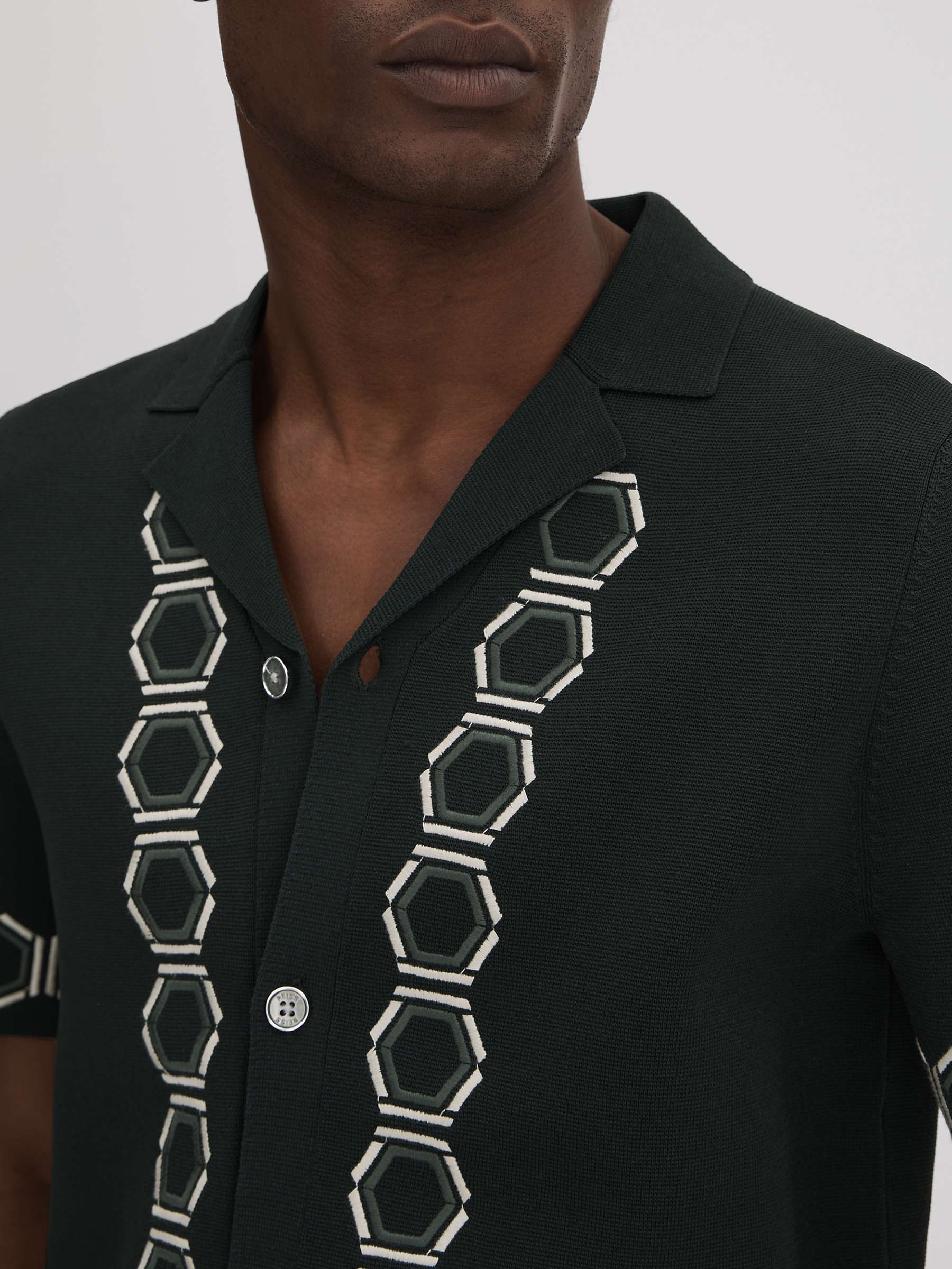 Buy Reiss Decoy Short Sleeve Cuban Shirt Online at johnlewis.com