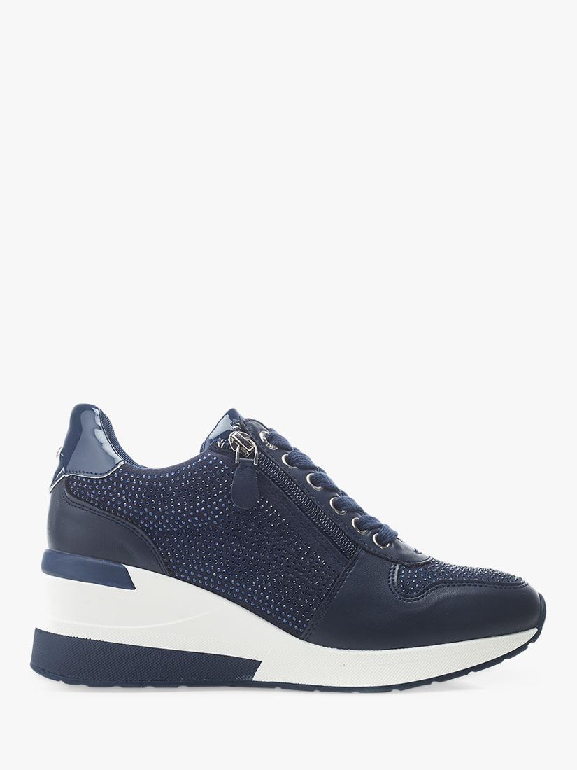 Moda in Pelle Brooke Trainers, Navy at John Lewis & Partners