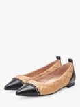 Moda in Pelle Edessa Leather Ballet Pumps, Camel