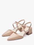 Moda in Pelle Caydence Two Part Block Heel Leather Court Shoes
