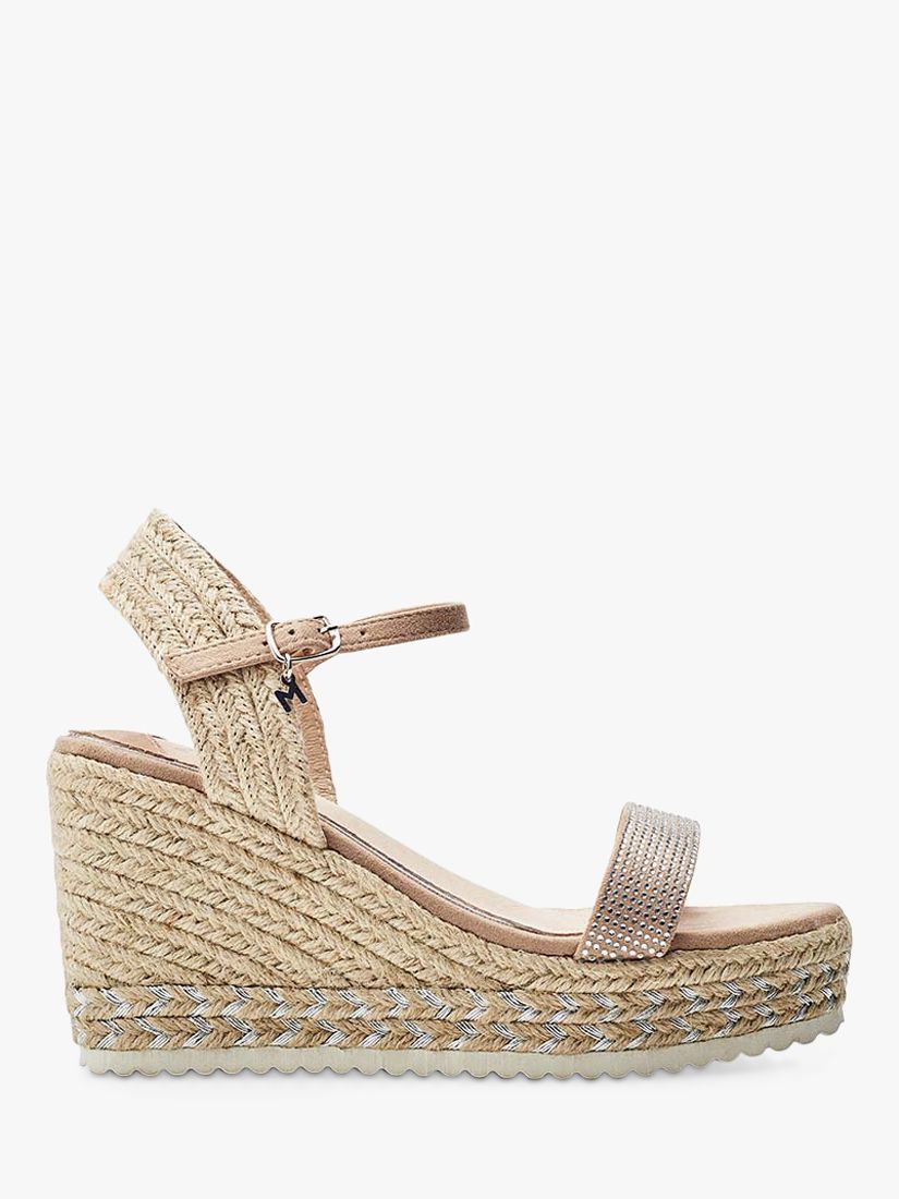 Moda in Pelle Raisa Embellished Wedge Sandals, Stone