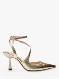 Moda in Pelle Cyanna Slingback Court Shoes, Gold