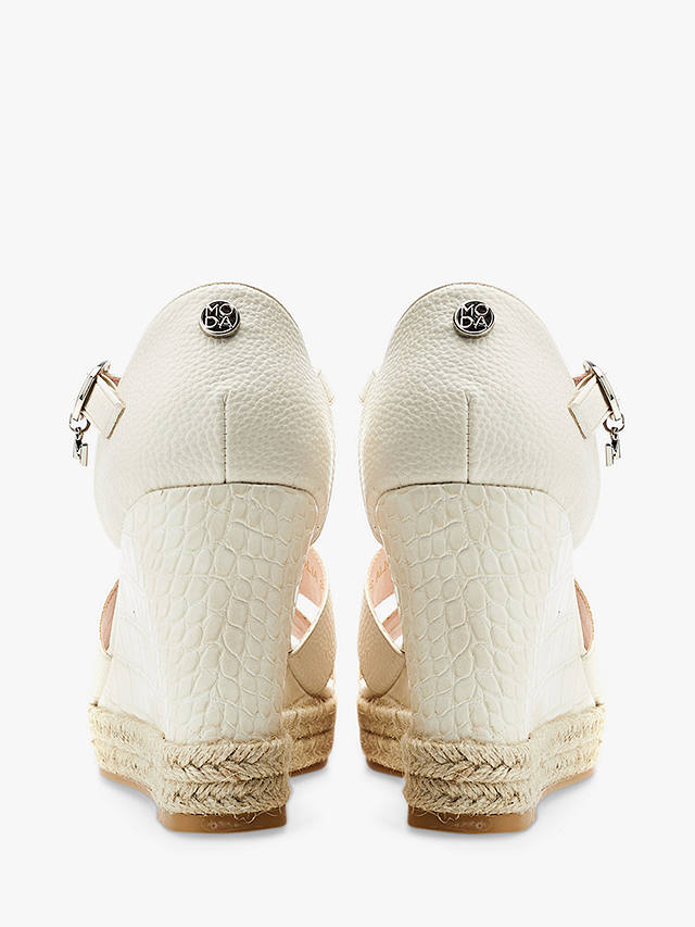 Moda in Pelle Rikolia Wedge Heel Sandals, Off White