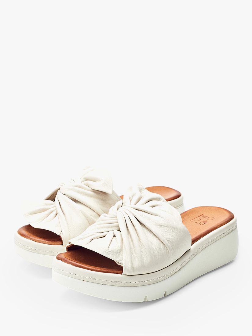 Buy Moda in Pelle Ollin Leather Flatform Sandals Online at johnlewis.com