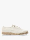 Moda in Pelle Felicie Leather Espadrilles, Off White