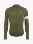 Rapha Core Jersey Long Sleeve Cycling Top, Green