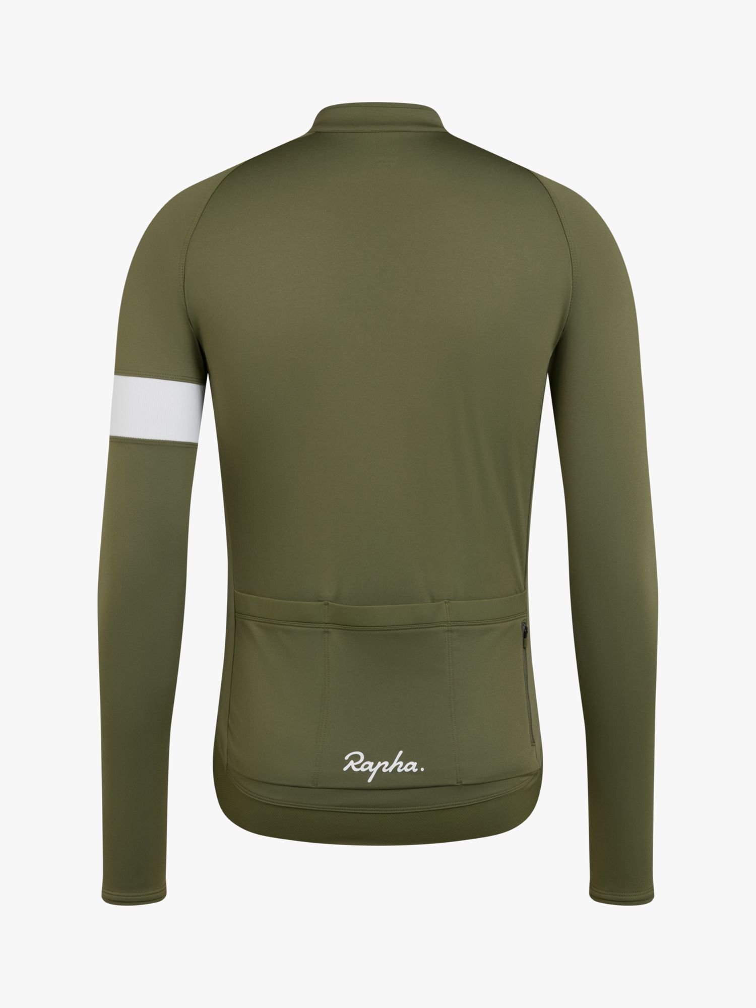 Buy Rapha Core Jersey Long Sleeve Cycling Top, Green Online at johnlewis.com
