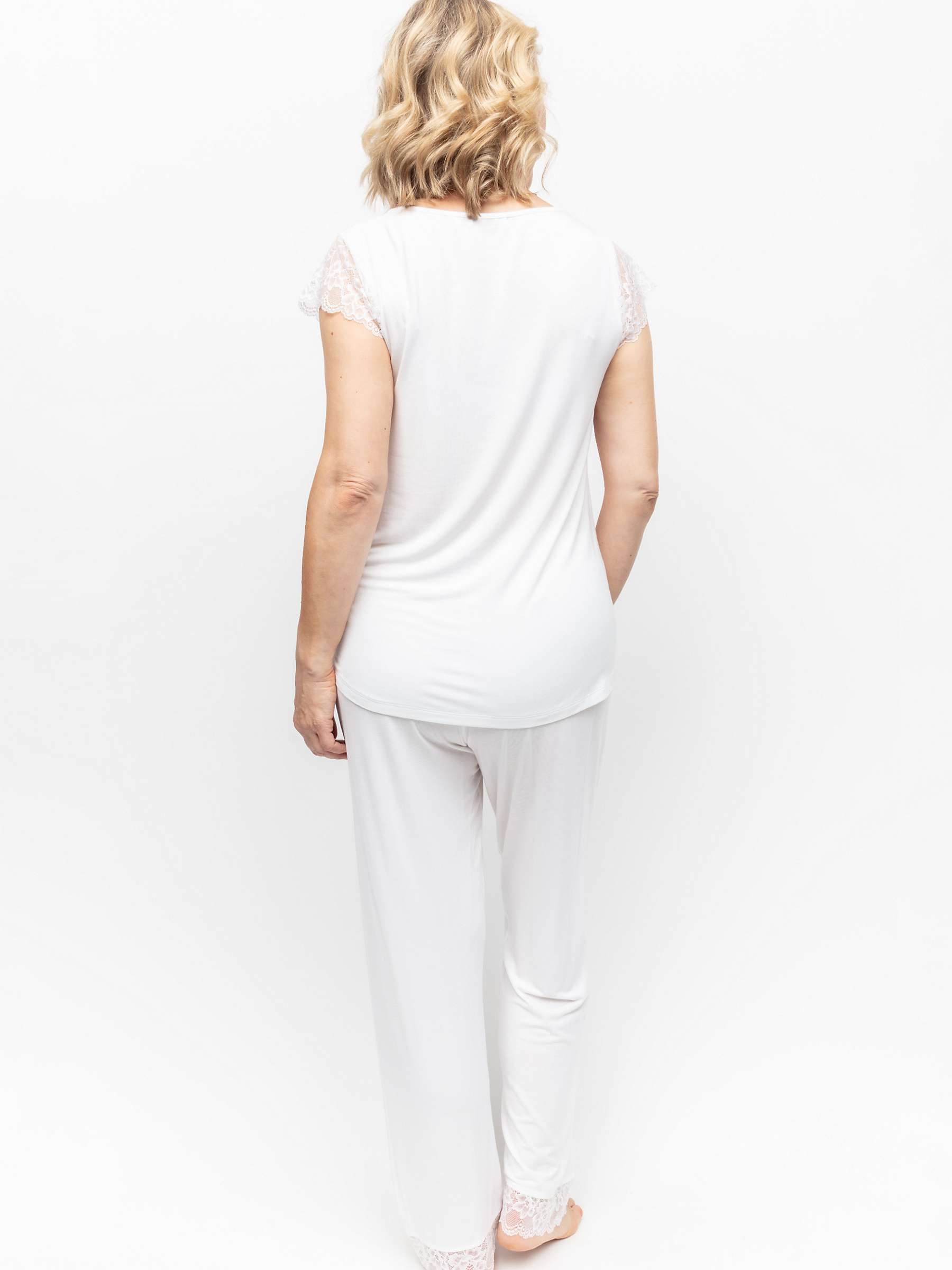 Buy Cyberjammies Tessa Jersey Lace Pyjama Set Online at johnlewis.com