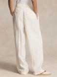 Polo Ralph Lauren Linen Blend Wide Leg Trousers, Nevis, Nevis