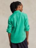 Polo Ralph Lauren Linen Relaxed Fit Shirt, Green