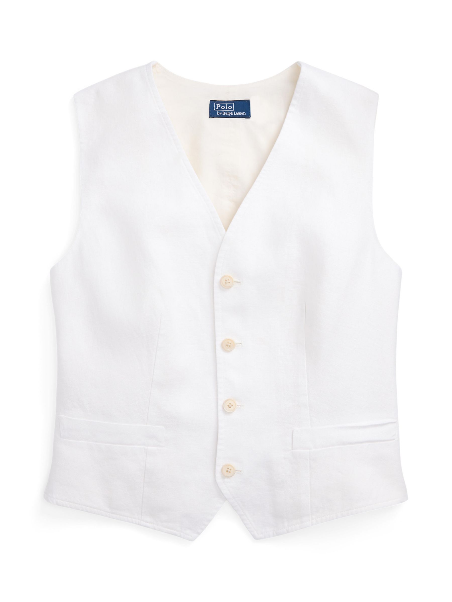 Buy Polo Ralph Lauren Pauline Cotton Linen Blend Waistcoat, Nevis Online at johnlewis.com