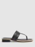 Reiss Quinn Leather Thong Sandals