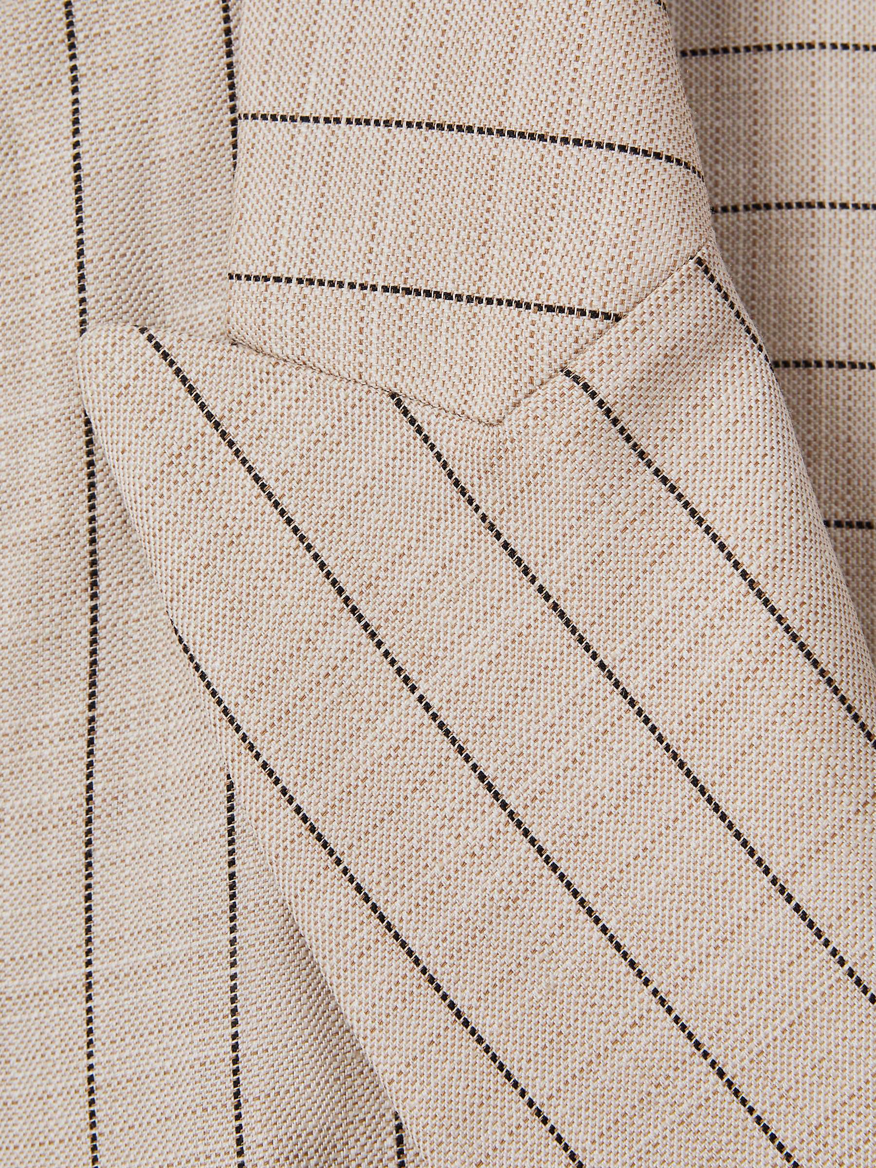 Buy Reiss Andie Wool Blend Pinstripe Sleeveless Blazer Dress, Neutral Online at johnlewis.com