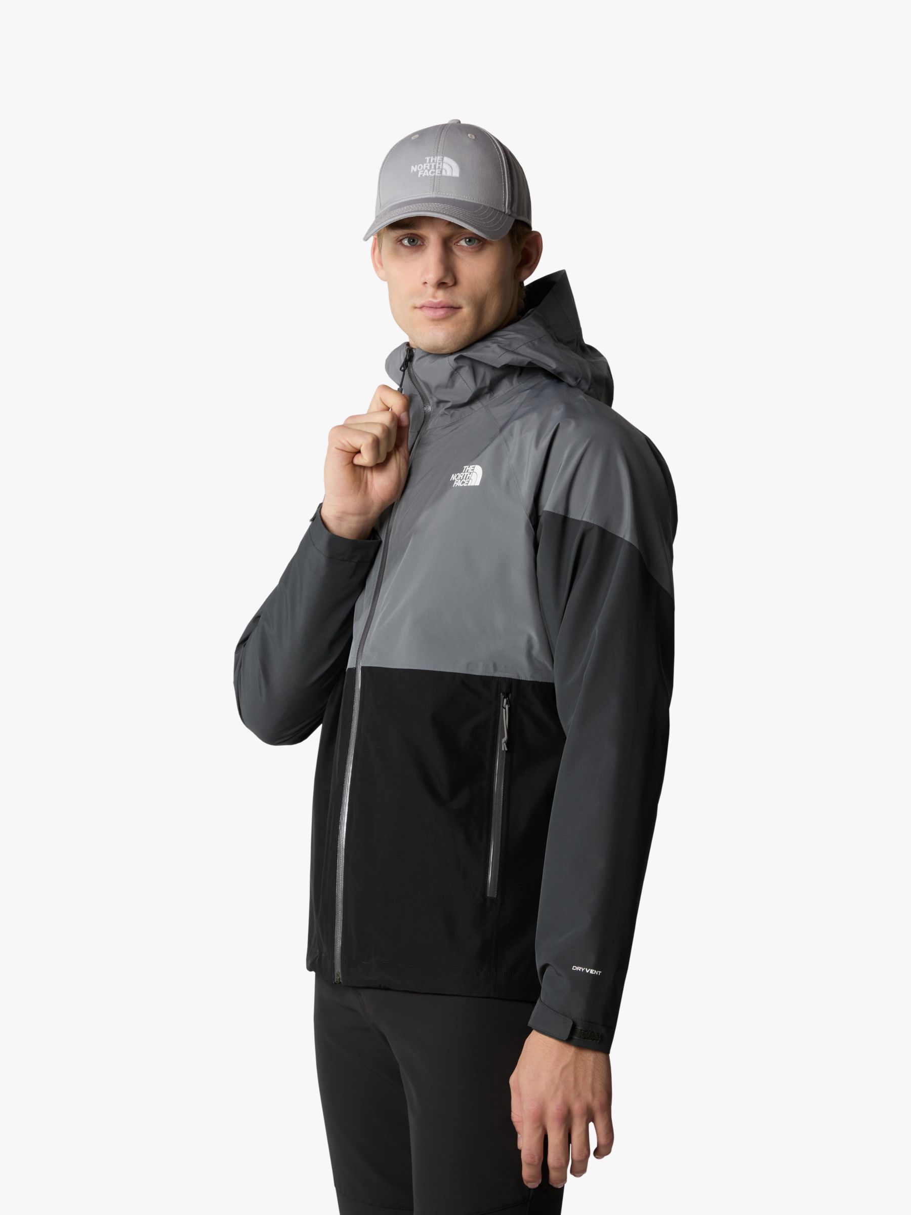 The North Face Lightning Zip-In Jacket, Black/Smoked Pearl, XL