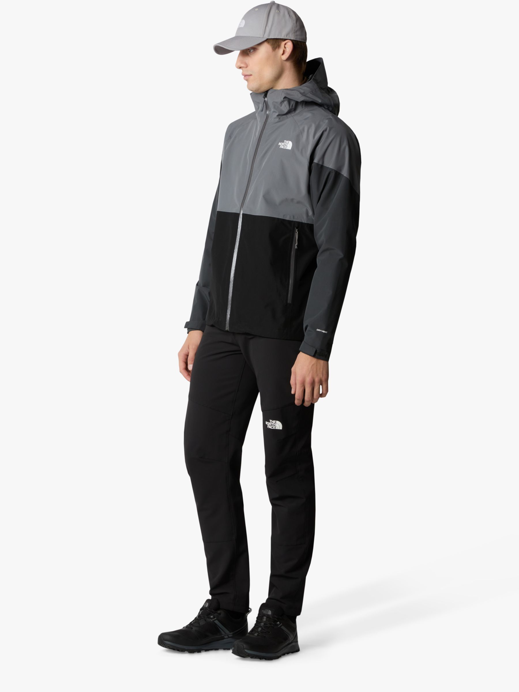 The North Face Lightning Zip-In Jacket, Black/Smoked Pearl, XL