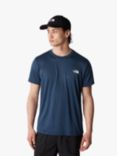 The North Face Reaxion Amp T-Shirt, Blue Heather