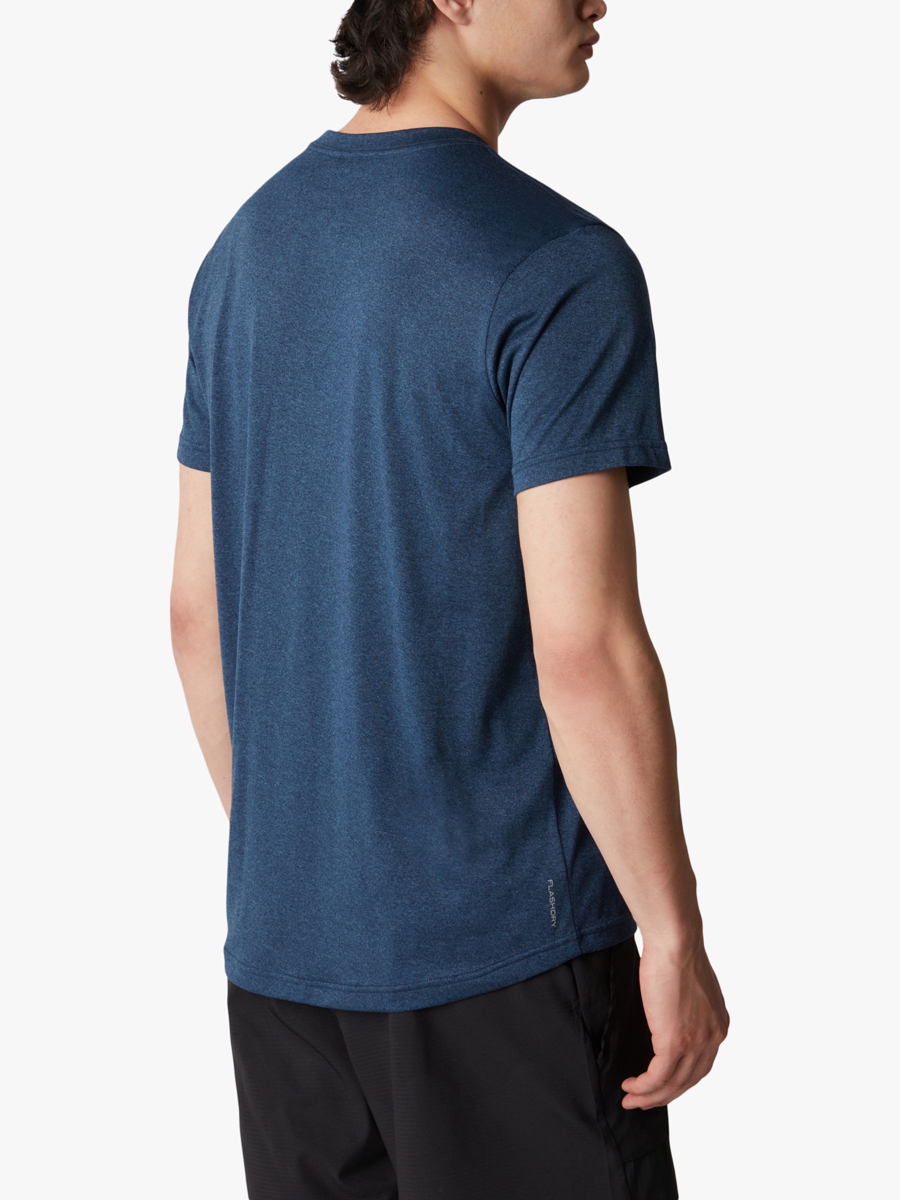 The North Face Reaxion Amp T-Shirt, Blue Heather, L