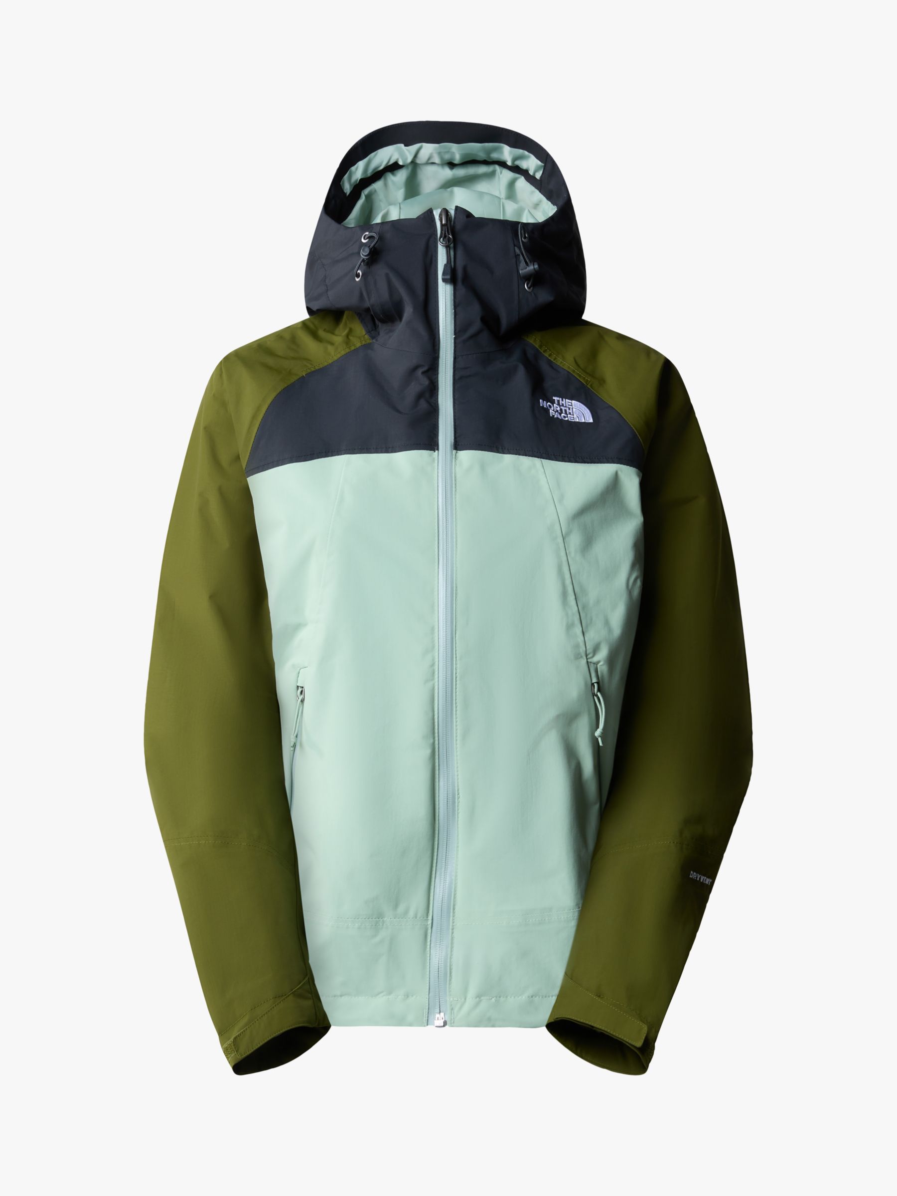 The North Face Women's Stratos Hooded Jacket, Olive/Multi, S