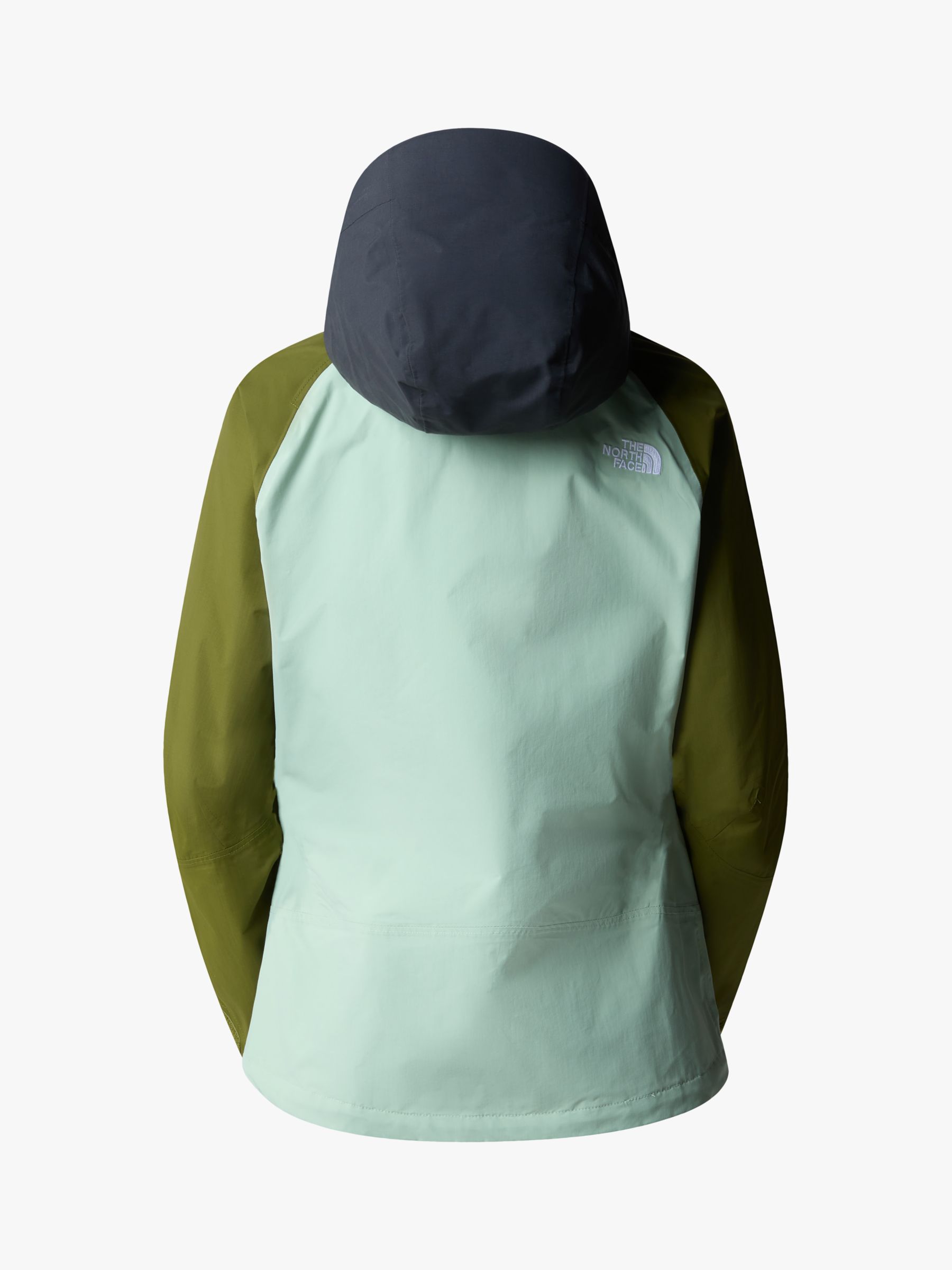 Buy The North Face Women's Stratos Hooded Jacket, Olive/Multi Online at johnlewis.com