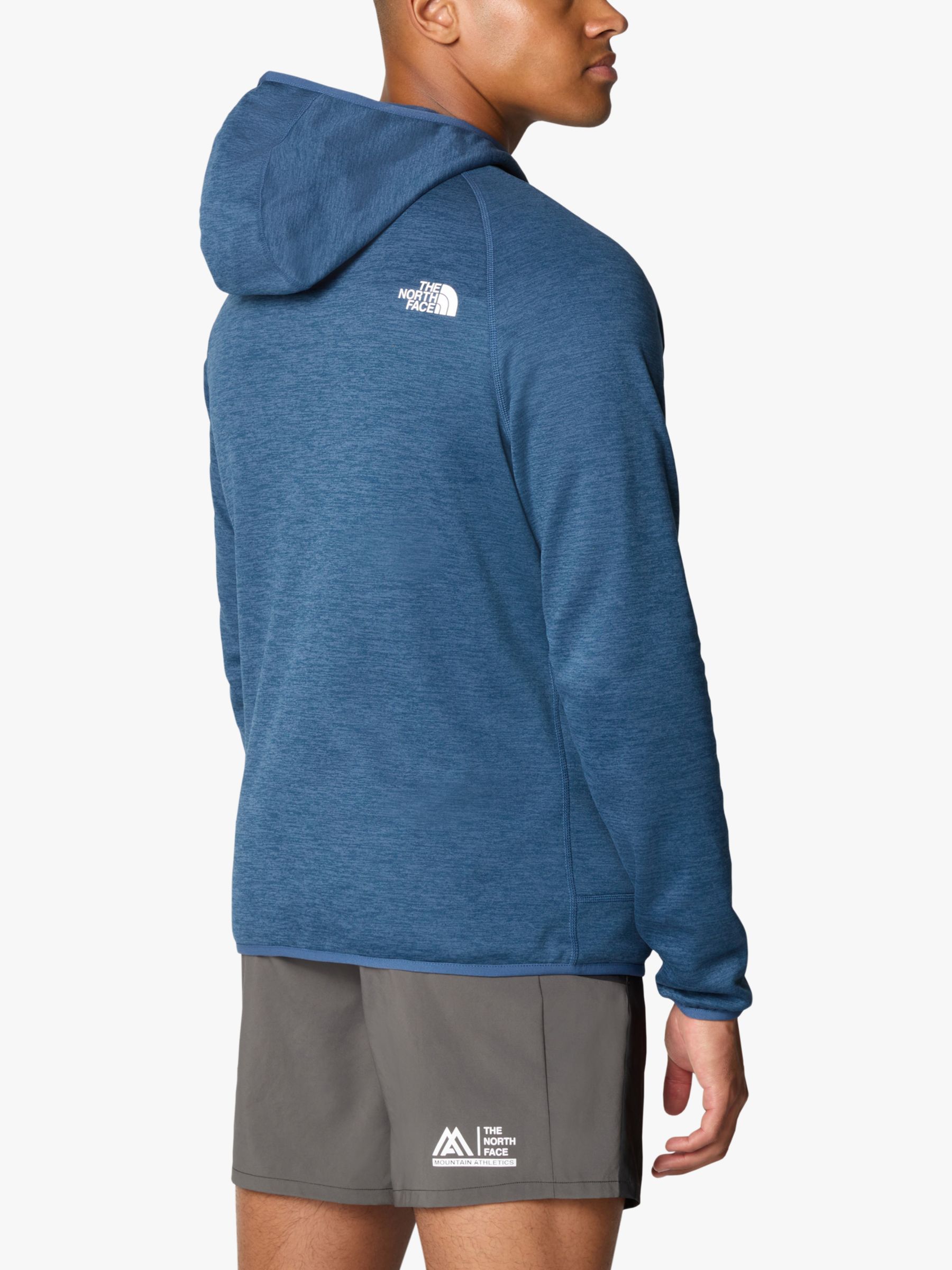 Buy The North Face Canyonlands Hooded Fleece Jacket, Blue Heather Online at johnlewis.com