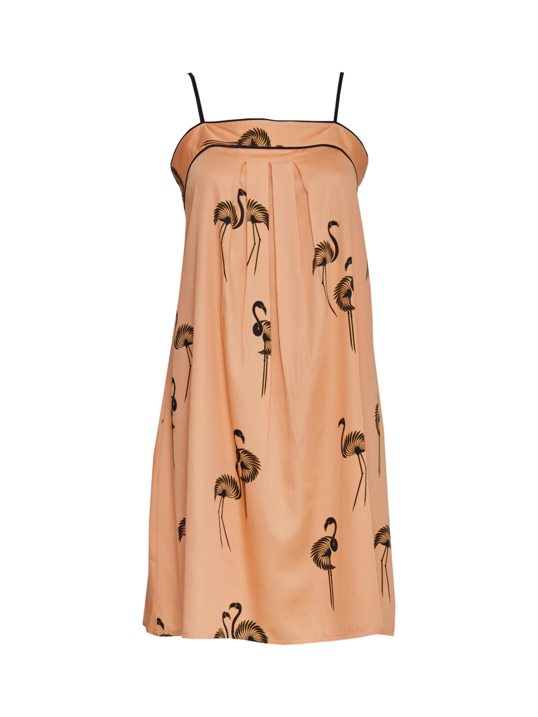 Buy Fable & Eve Flamingo Print Nightdress, Salmon Pink Online at johnlewis.com