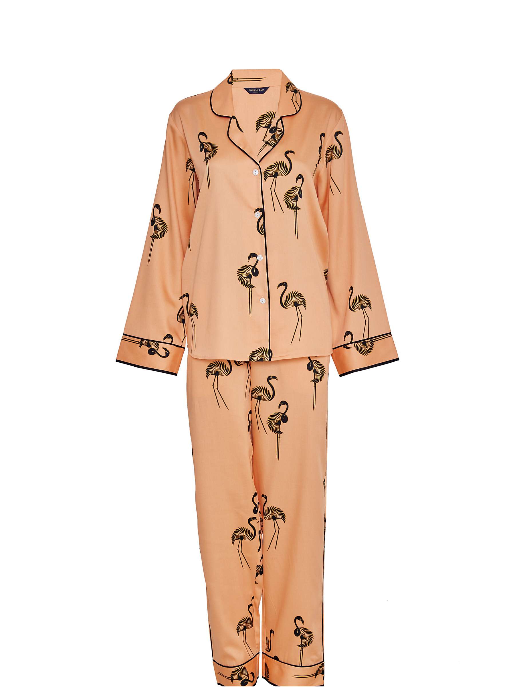 Buy Fable & Eve Hackney Flamingo Pyjama Set Online at johnlewis.com