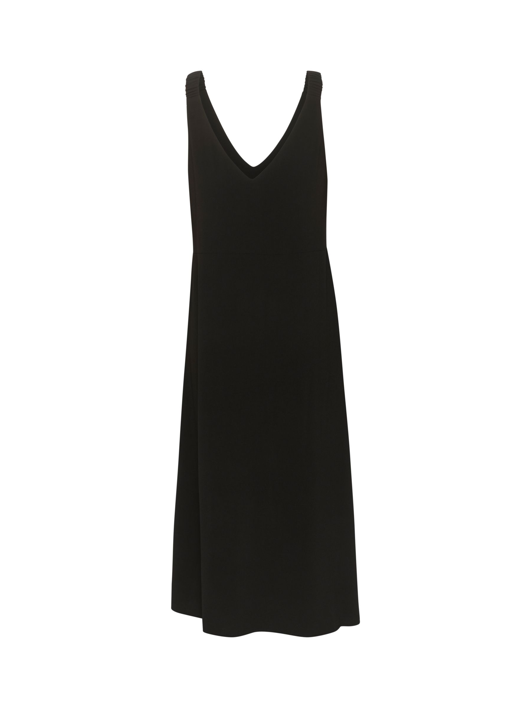 KAFFE Nora Sleeveless Midi Dress, Black, 12
