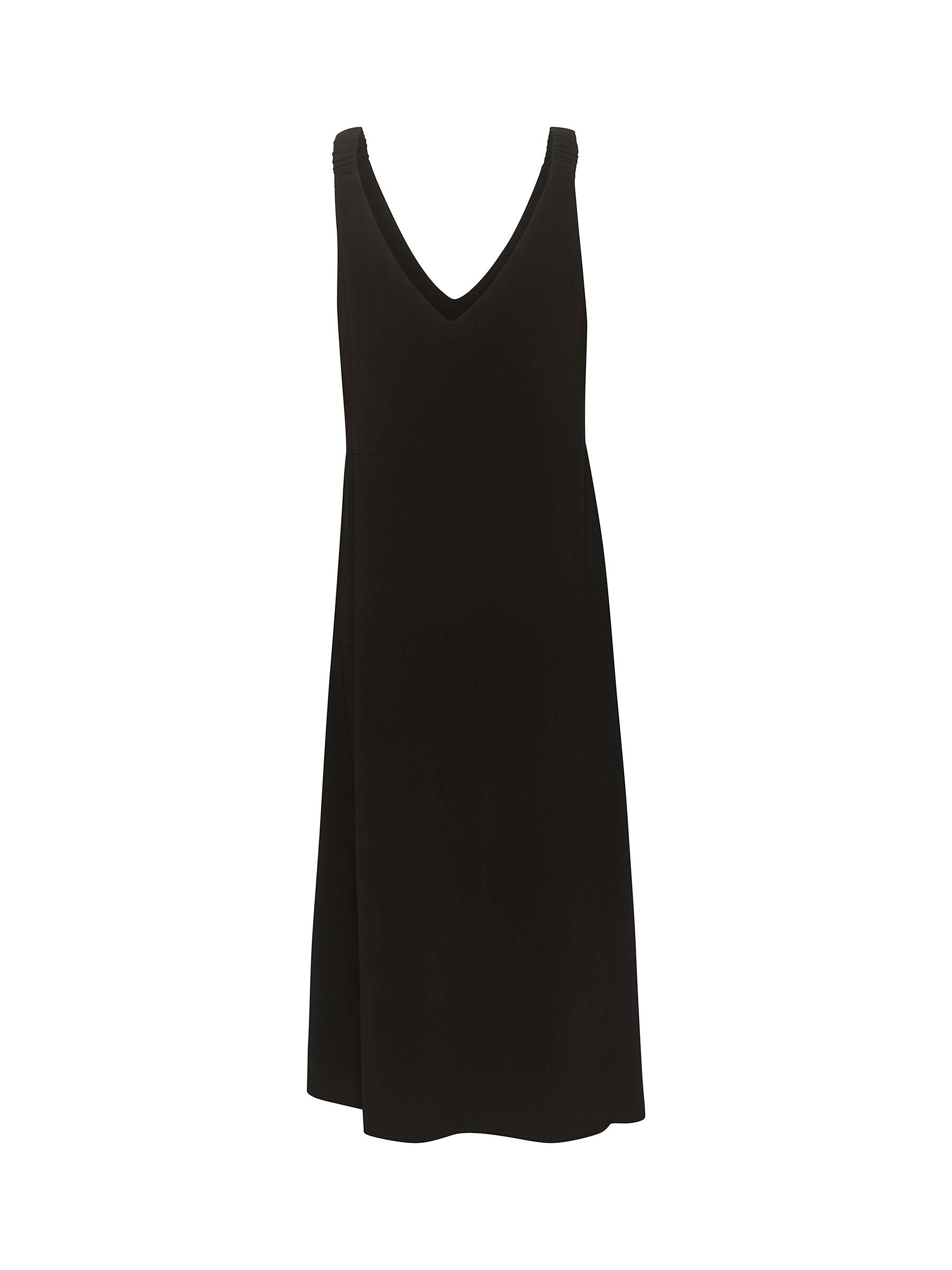 Buy KAFFE Nora Sleeveless Midi Dress, Black Online at johnlewis.com