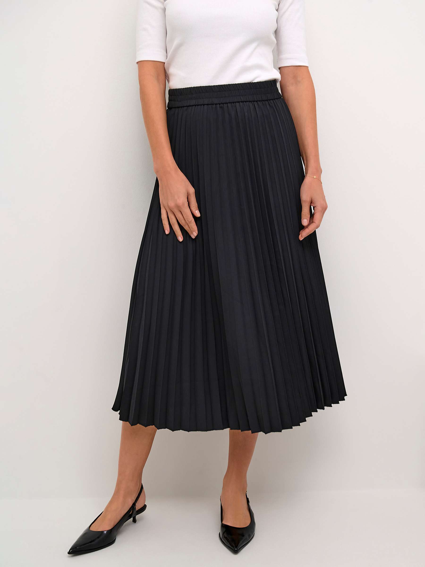 Buy KAFFE Leandra Pleated Skirt Online at johnlewis.com